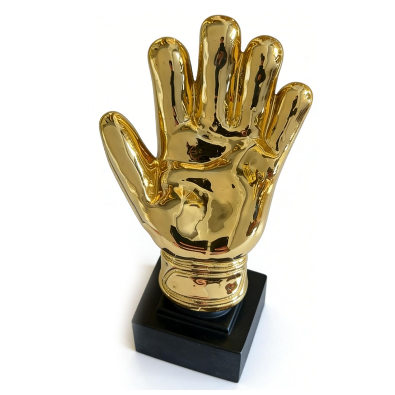 Zunate Trofeo de Portero de Resina de Primera Calidad para Premios de la Liga de Fútbol, ​​Premio Decorativo Dorado, Trofeo de Fútbol de 10,2 Pulgadas