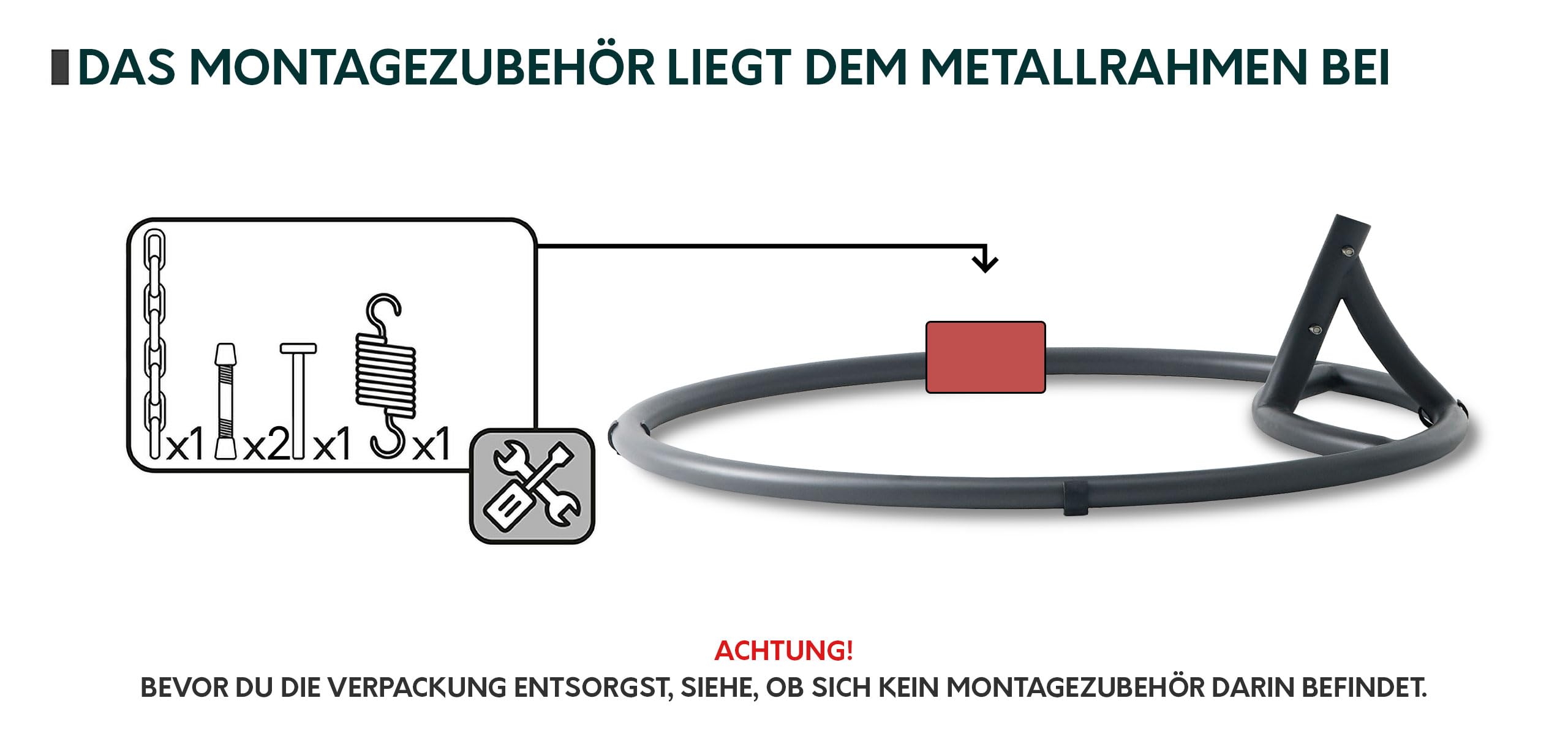 Mirjan24 Hängesessel mit Gestell und Kissen Nora, Hängestuhl mit Rückenkissen, Hängesitz, Hängekorb, Stahlskelett, Indoor & Outdoor (grau/natürliches Rattan + Kissen: grau 17)