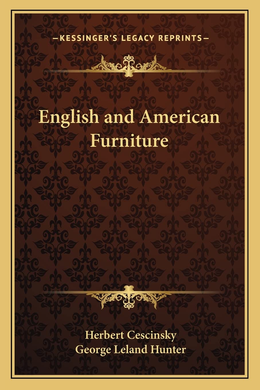 English and American Furniture