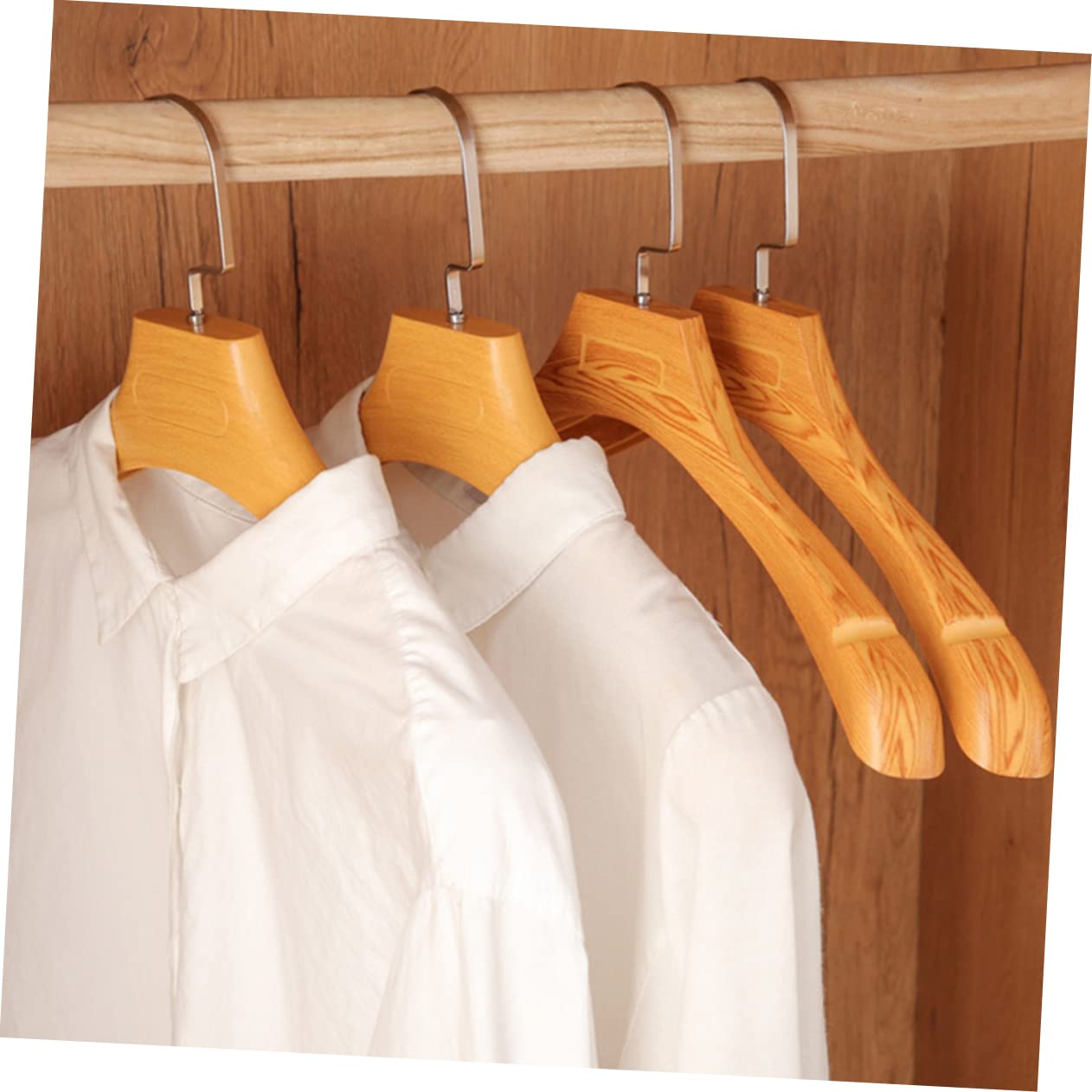 SOLUSTRE 5pcs Metal Plastic Suit Racks Hangers for Displaying Men's Coats Pants