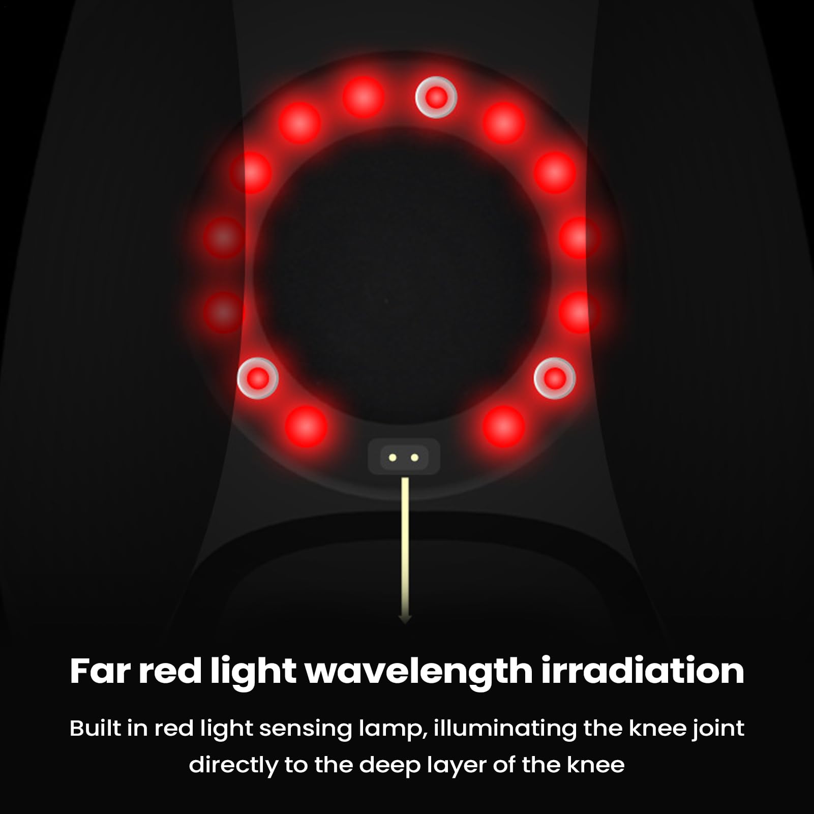 Masajeador para rodillas portátil – 3 niveles eléctrico pantalla LED banda calefactor,masajeador eléctrico para rodilla con vibración ajustable y calentamiento – Para abuela, abuelo, madre y anciano