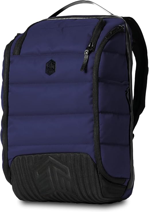 STM Dux 16L Backpack - Slim, Rugged, Comfortable, Innovative, Versatile, 360 Degree Protective Backpack for Men & Women, Fits up to a 16 Laptop Plus a Tablet Sleeve - Blue