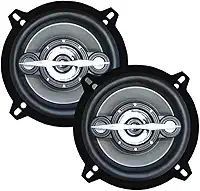 Par de Alto Falantes 5' Polegadas Quadriaxial LS5 200W 4Ohms na cor Preta Leson - 2LSNE0050