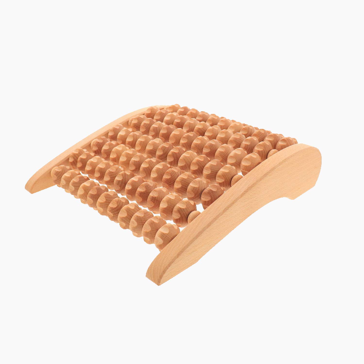 Gravidus Fußreflexzonenmassage Fußmassageroller für beide Füße - Massagegerät für Füße Holzmassagegerät - Fussmassagegerät Holz, Linderung von Schmerzen - aus Holz ca. 27,5 x 26 cm