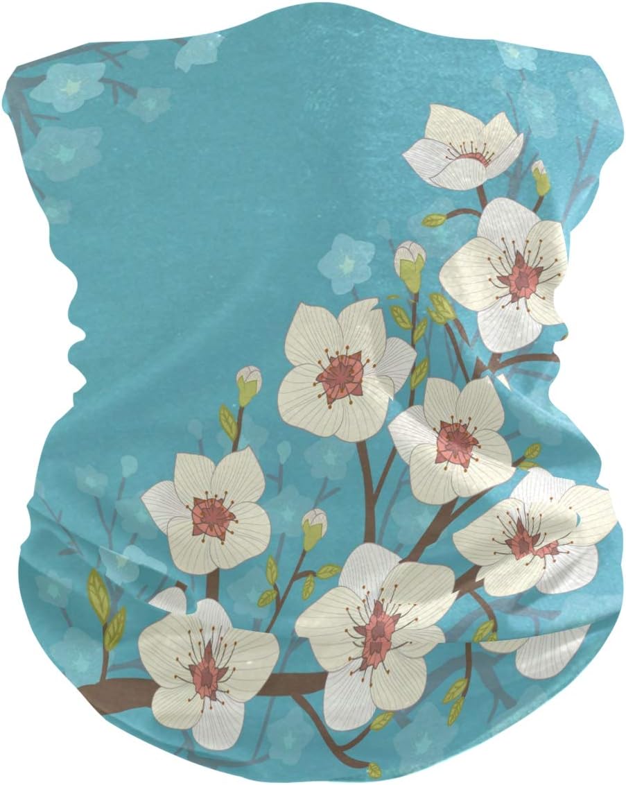 SUABOFace Scarf Neck Gaiter Headwraps Headband Bandana for Women Men