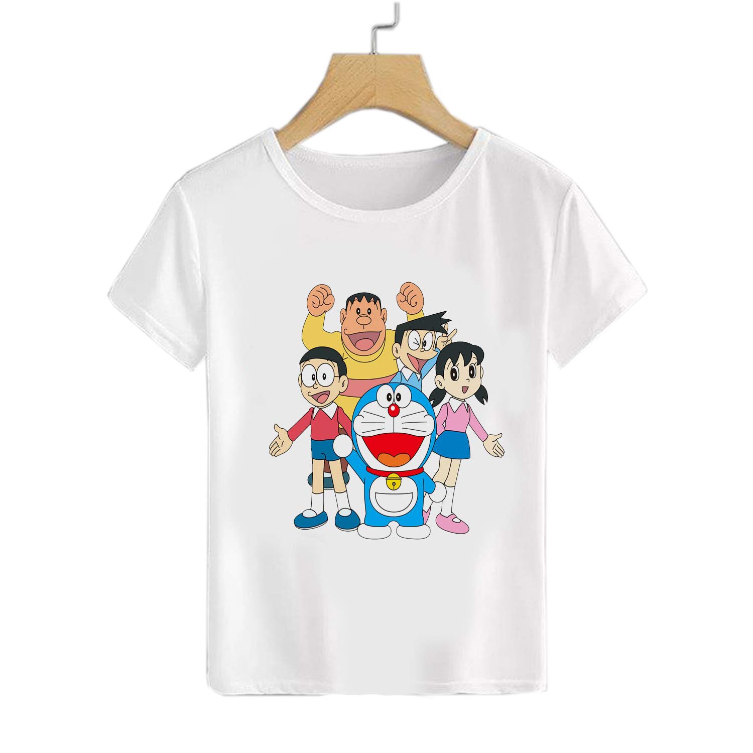 GenericPrinted t shirt for boys/kids half sleeve round neck supirior quality21-ER21 White