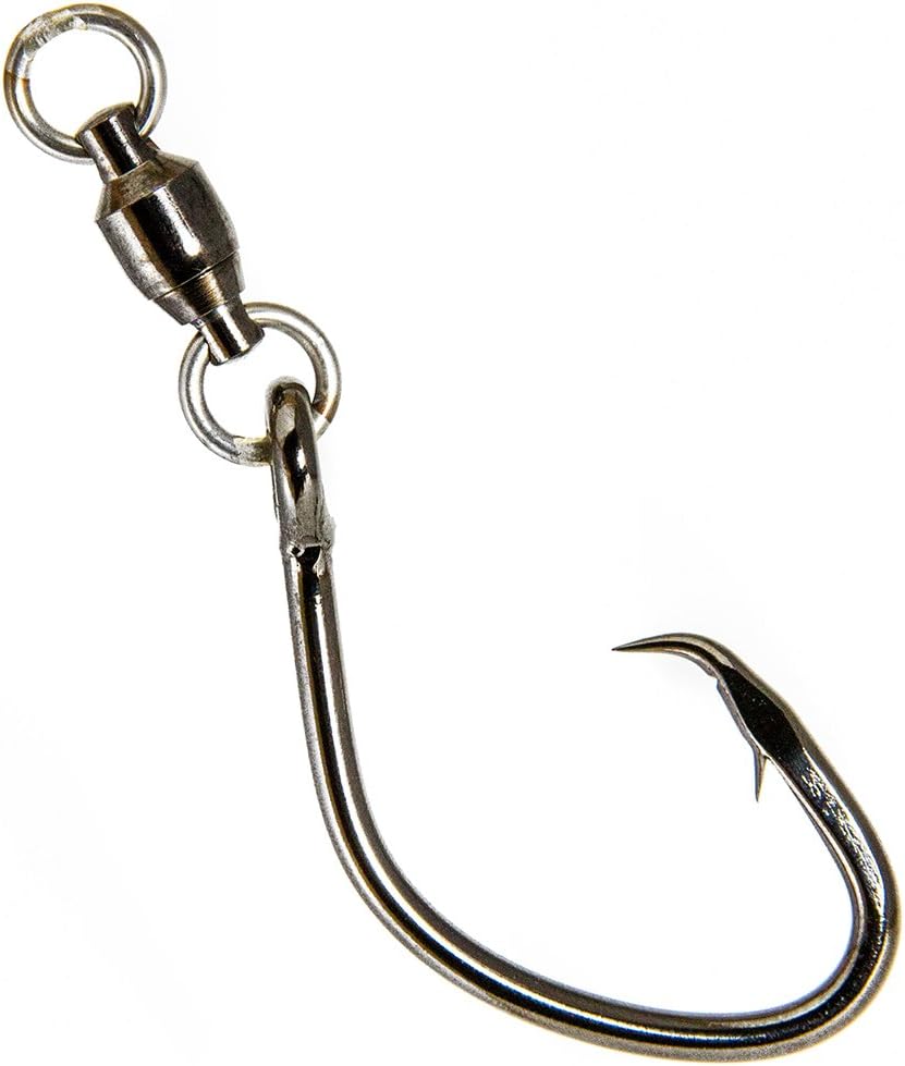 Owner Super Mutu Ball Bearing Swiveled Circle Hook Size #4/0 - #16/0
