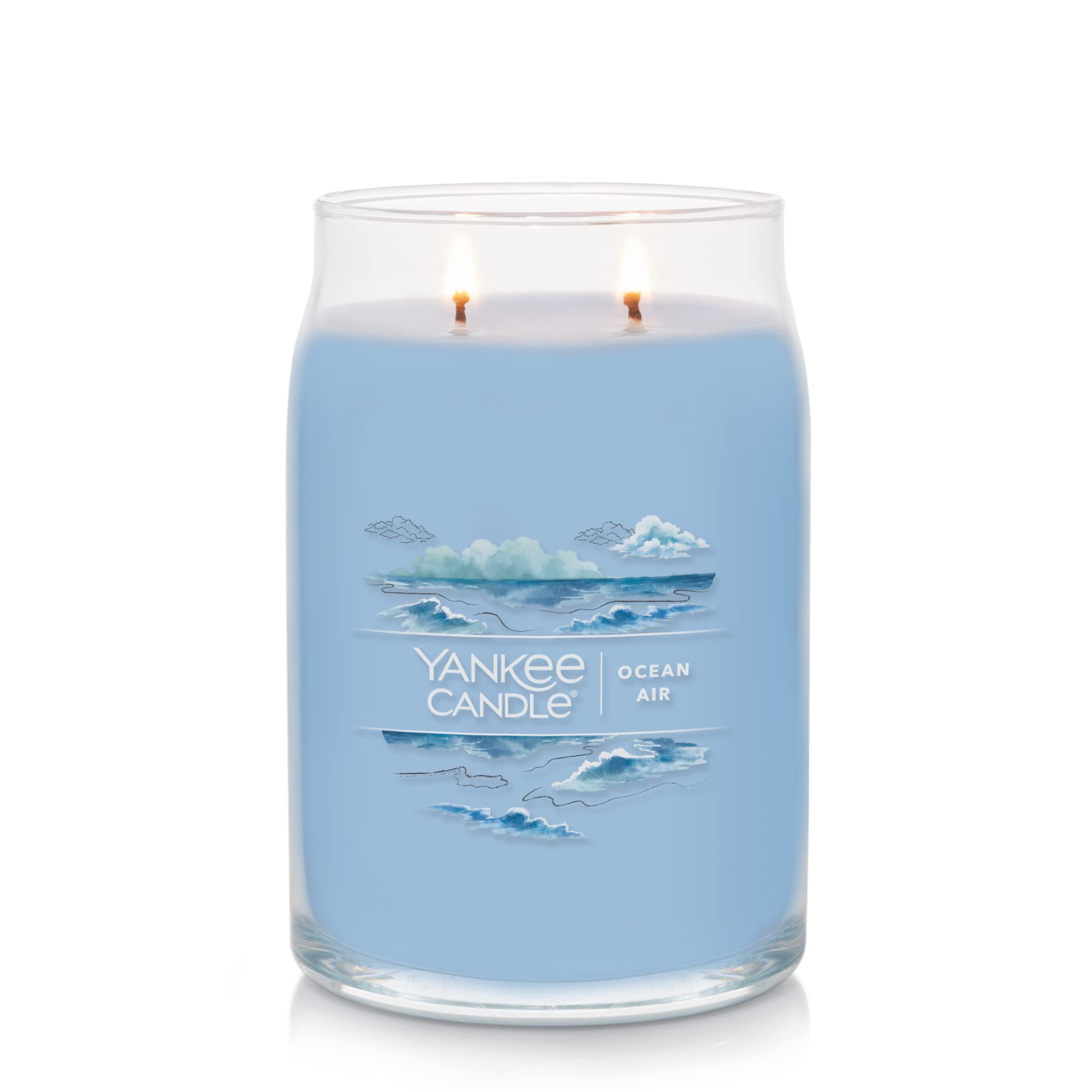 Amazon.co.jp: Yankee Candle 1629984 Ocean Air Signature 大型ジャー 