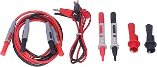 Sondas de teste multímetro, clipes de teste fáceis de conectar Alta confiabilidade 30Vac-60Vdc para reparos automotivos para laboratório