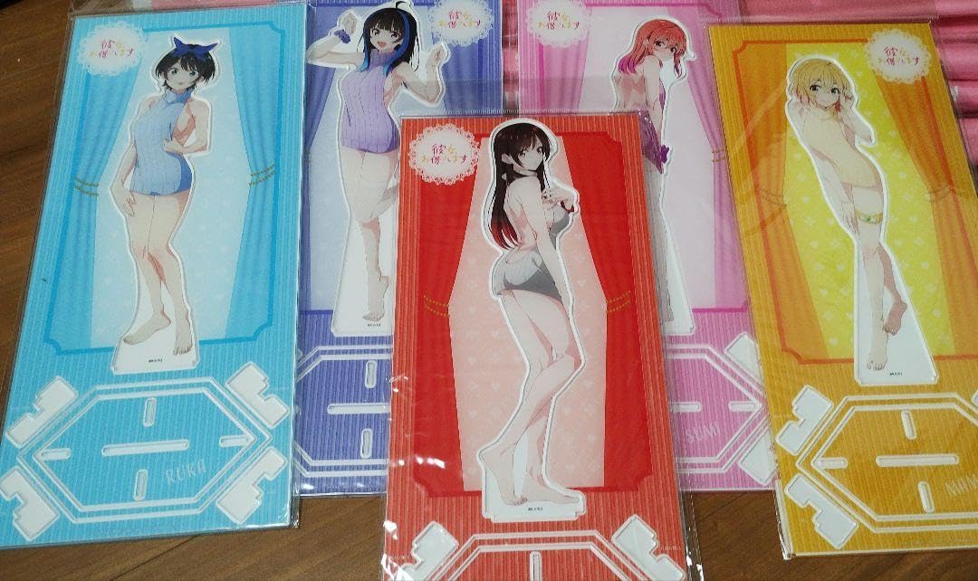 Rent-a-Girlfriend Scratch Vol. 4 A Prize Complete Set Kanojo, Okarishimasu Rent-a-Girlfriend