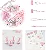 14 in 1 Pink Office Supplies Set, Desk Accessories 360°Pen Holder and Accessories