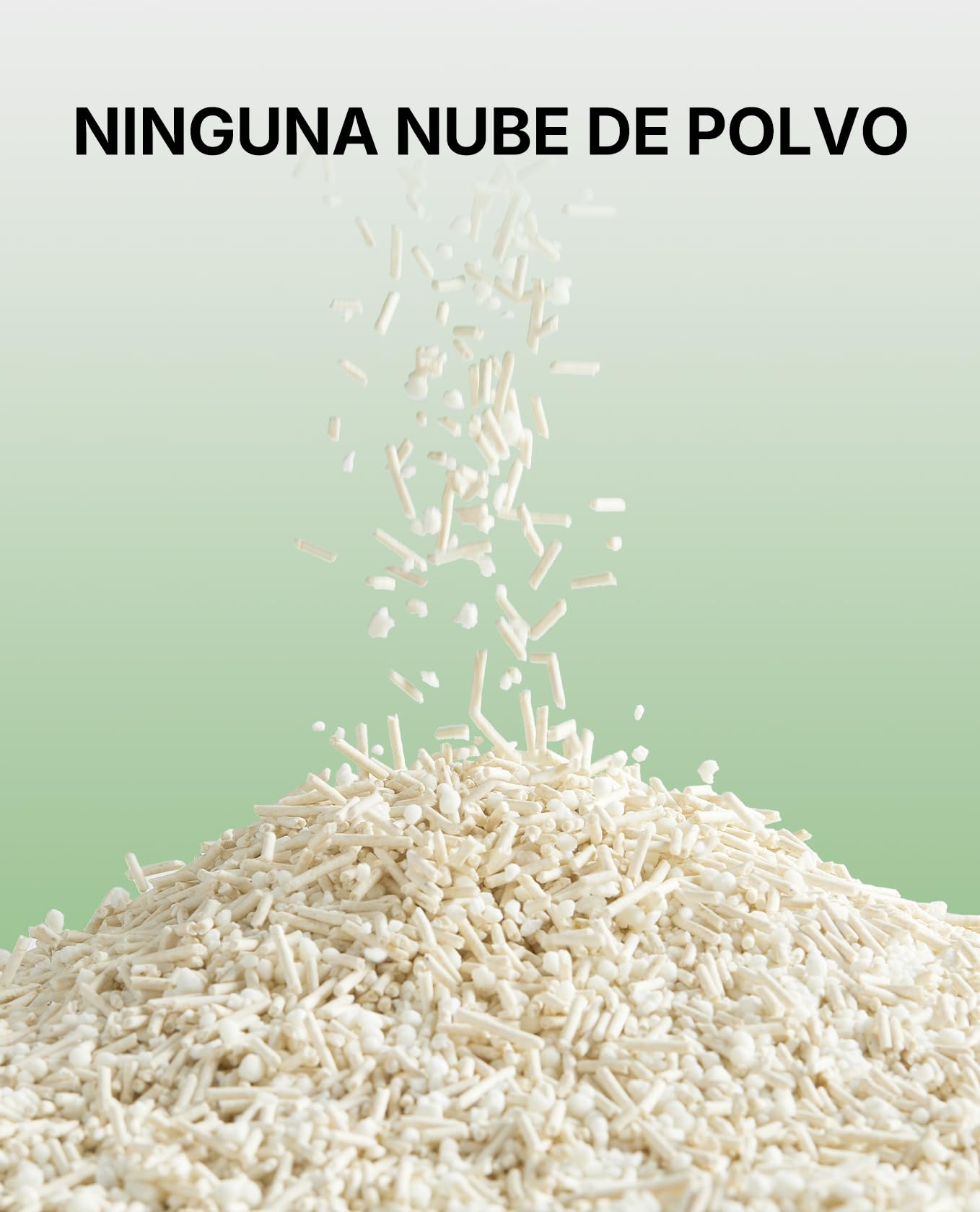 PETKIT Nueva Arena de Tofu para Gatos, 9.6kg, Arena Aglomerante para Gatos, Tapioca, 100% Natural, Superabsorbente, Control de Olores, Sin Polvo, Enjuagable, 2.4kg, 4 Bolsas