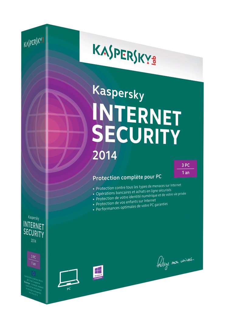 Kaspersky Lab Internet Security 2014, 3u, 1Y, Base - Seguridad y antivirus (3u, 1Y, Base, Base, 3 usuario(s), 1 Año(s), 480 MB, 512 MB, Intel)