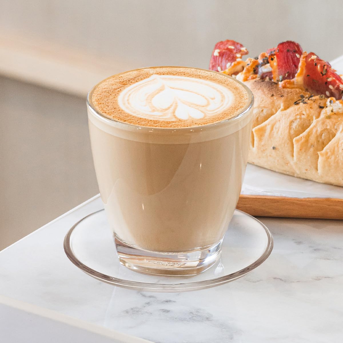 2 Platillos De Cristal Transparente Para Taza De Café Platos Redondos Para Aperitivos Y Postres Plato Pequeño Para Taza De Café Vajilla De Cristal Para Hogar Y Reuniones