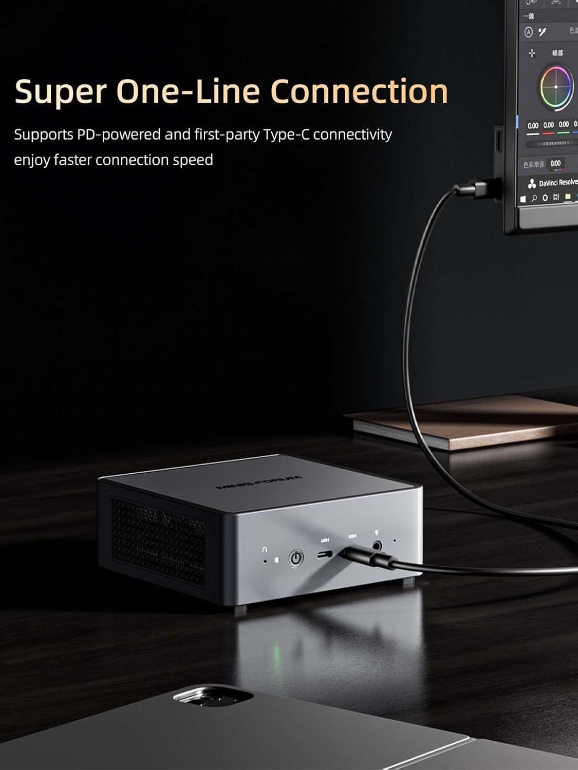 MINIS FORUM UM790 Pro Mini-pc, AMD Ryzen 9 7940HS 8 kern, 16