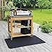 ANTEVIA - Tapis de Protection Sol Barbecue 122 x 76cm | Plus DE 10 MODÈLES |Protection Chaleur Graisse Cuisson extérieur (BBQ Mat)