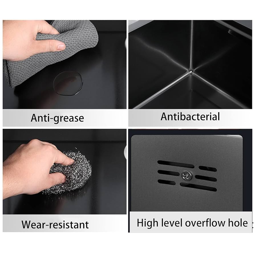 Kitchen Sink 304 with Counter Control Underwater Stainless