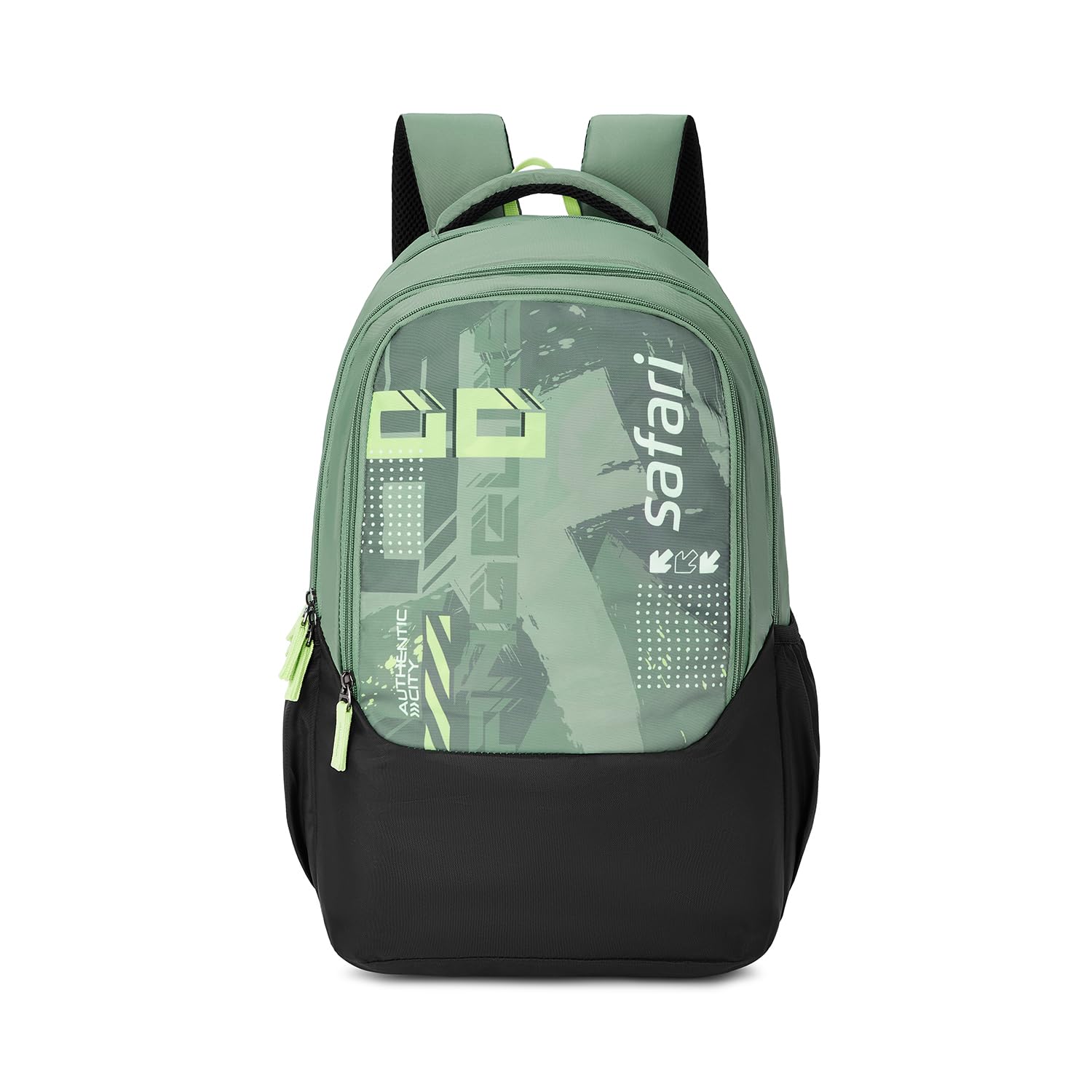 Sigma 36L School bag for Boys and Girls, Office use/travel bag for man & women, Casual 3 Compartment Printed Large Men's Backpack Bags with Organizer, File holder, Color - Sage Green