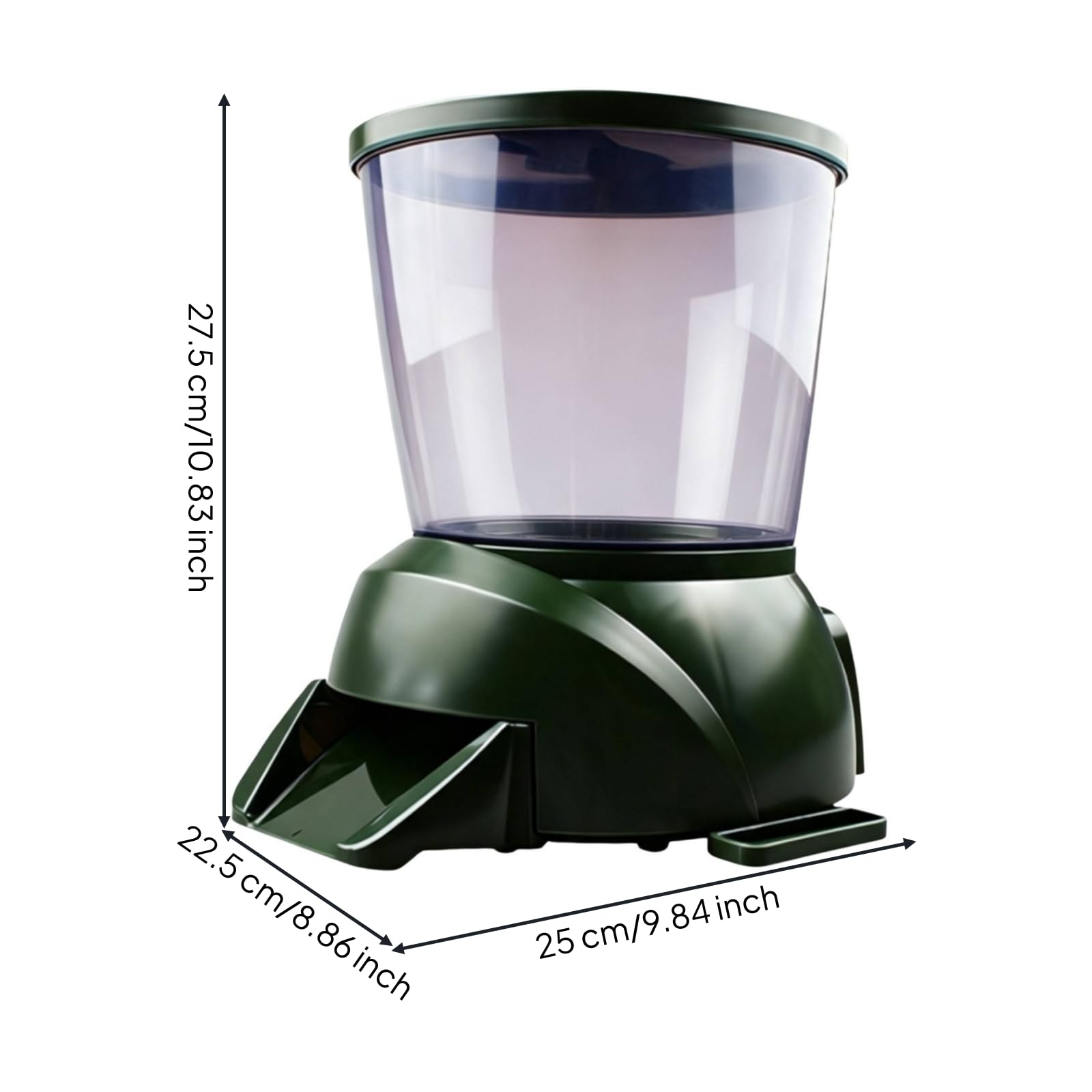 Nourrisseur Automatique Poissons Programmé Distributeur Pratique pour Étang