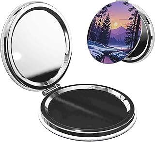 Espejo cosmético compacto y plegable con esta...