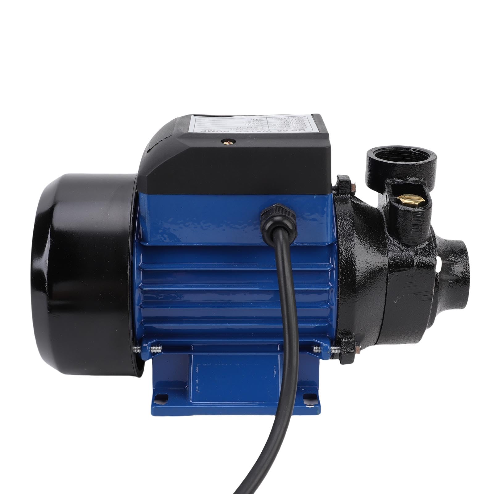 Bomba de Agua de 24 V Bomba de Agua de Alta Elevación de 230 W de Alta Presión Resistente Elevación de 25 M Caudal de 1,5 M³/H 3200 RPM con Cuerpo de Aluminio Fundido