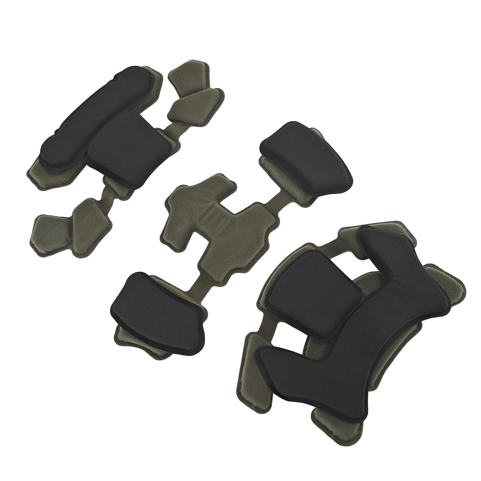 SystèME de Suspension de Cadran de Casque, Mentonnière, Jeu de Coussinets de Casque, Forte compatibilité pour Wendy for ME (Éponge Vert Armée)