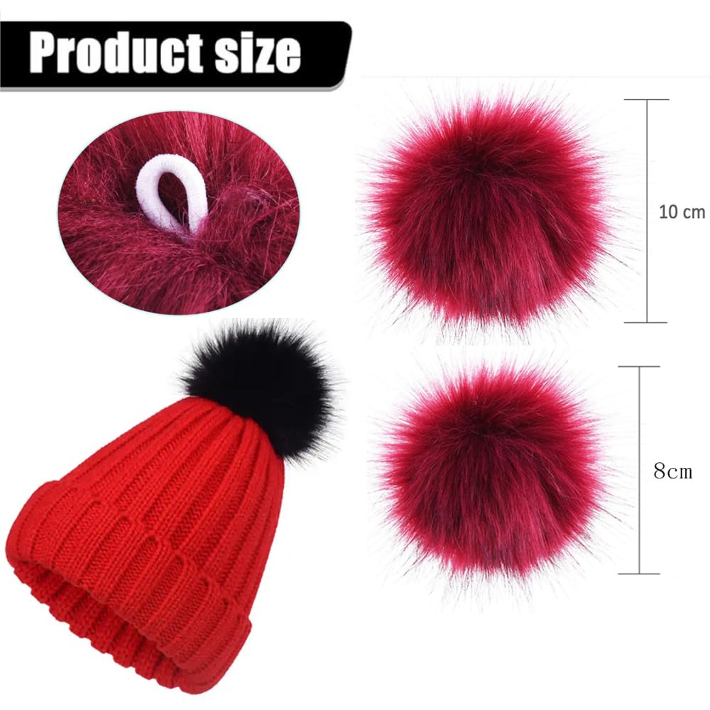 60 Portachiavi Con Pompon Soffici Multicolore – Diametro 6 Cm, In Peluche, Per Decorazioni Fai Da Te, Borse E Cappelli