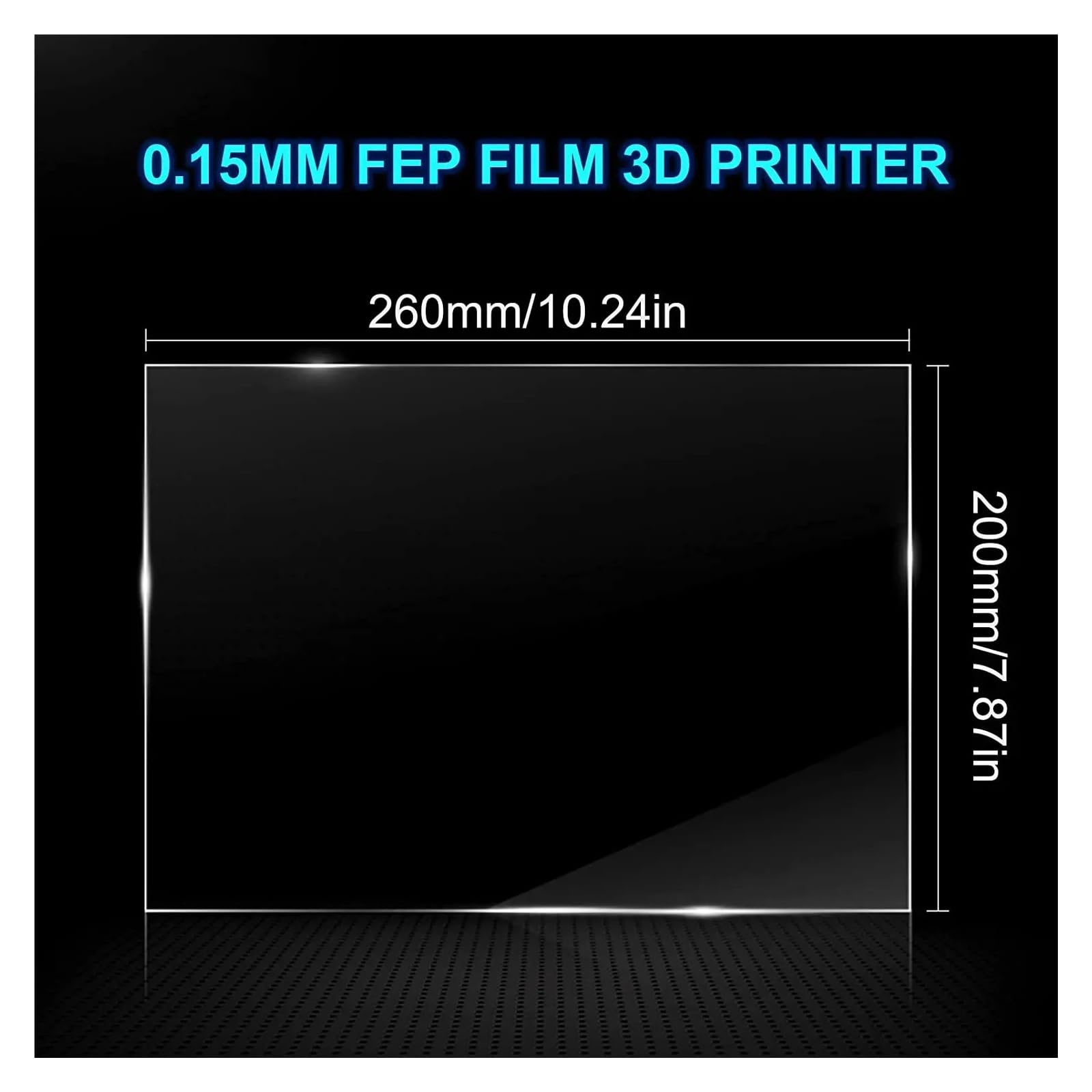 5 pezzi di pellicola in resina FEP for serbatoio X/X2/X 6K/ 6ks/ M3 Plus