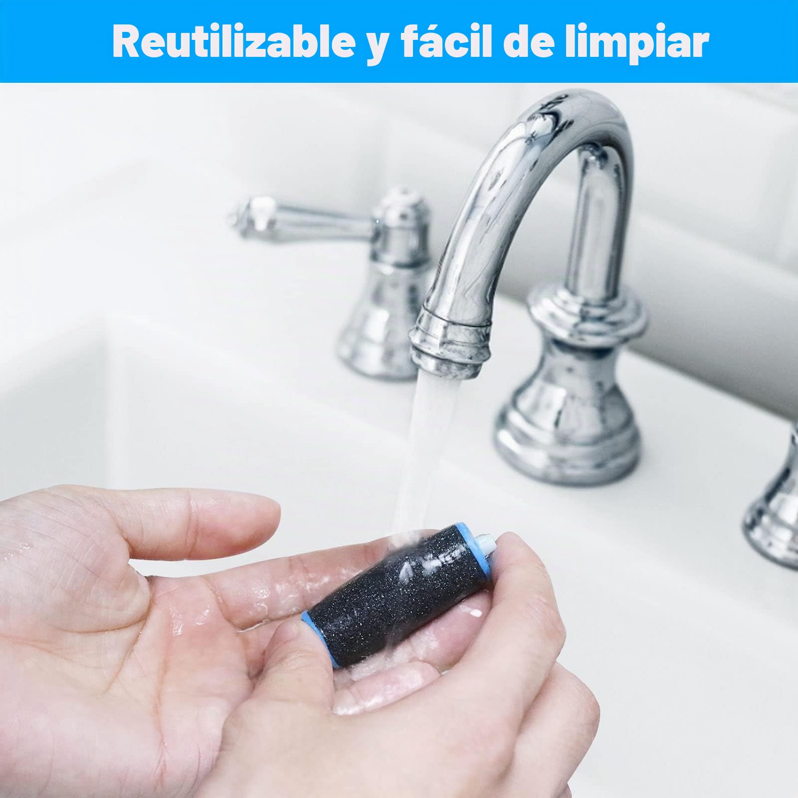 Jorest [10/20 Piezas] Recambio Compatible con Scholl Velvet Smooth Lima Electrico, 3 Tipos de Rugosidad, Rodillo para Lima Pies Electronica, Set Pedicura Quita Dureza y Callos