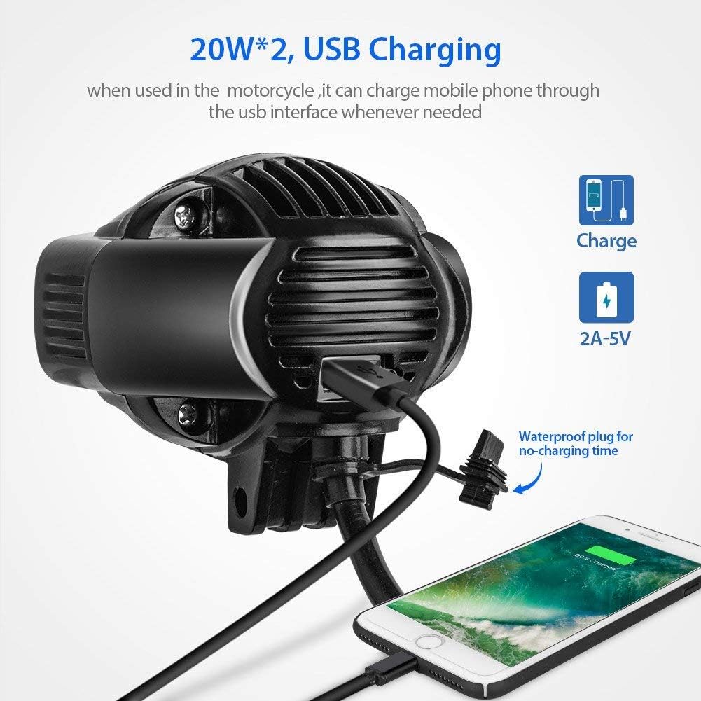 4” 20W Motorcycle Headlights, LED Auxiliary Lights with Metal Brackets, Aluminum Casting Housing, Rugged Design for BMW Kawasaki Harley Honda Suzuki Yamaha KTM All Model (Pack of 2) 4” 20W Motorcycle Headlights, LED Auxiliary Lights with Metal Brackets, Aluminum Casting Housing, Rugged Design for BMW Kawasaki Harley Honda Suzuki Yamaha KTM All Model (Pack of 2)