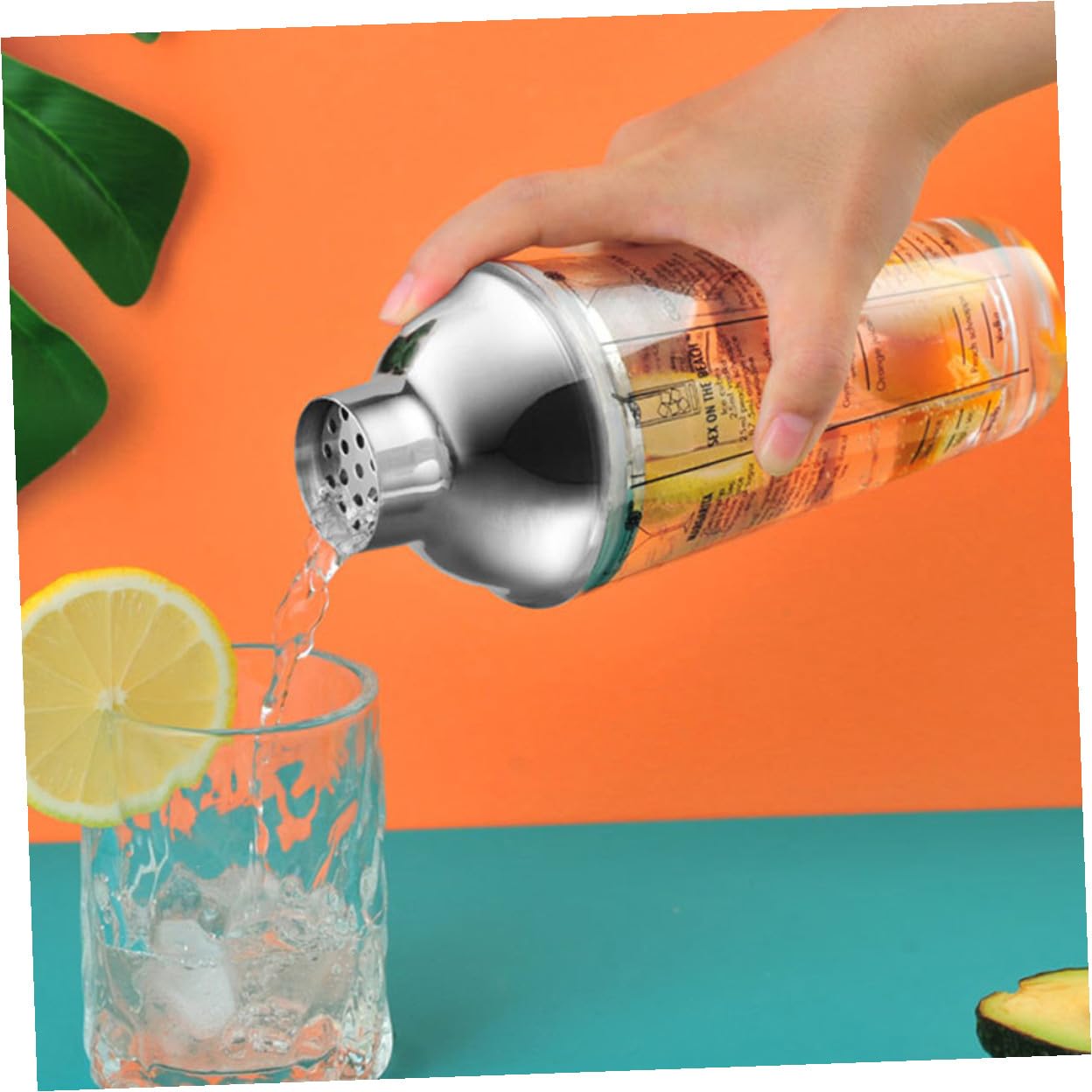 VALICLUD Shaker Cocktail in Acciaio Inossidabile Colorati Attrezzatura Professionale Barman per Aperitivi e Mixology Accessori Cocktail Resistenti e Lucidi per Uso Domestico e Regalo