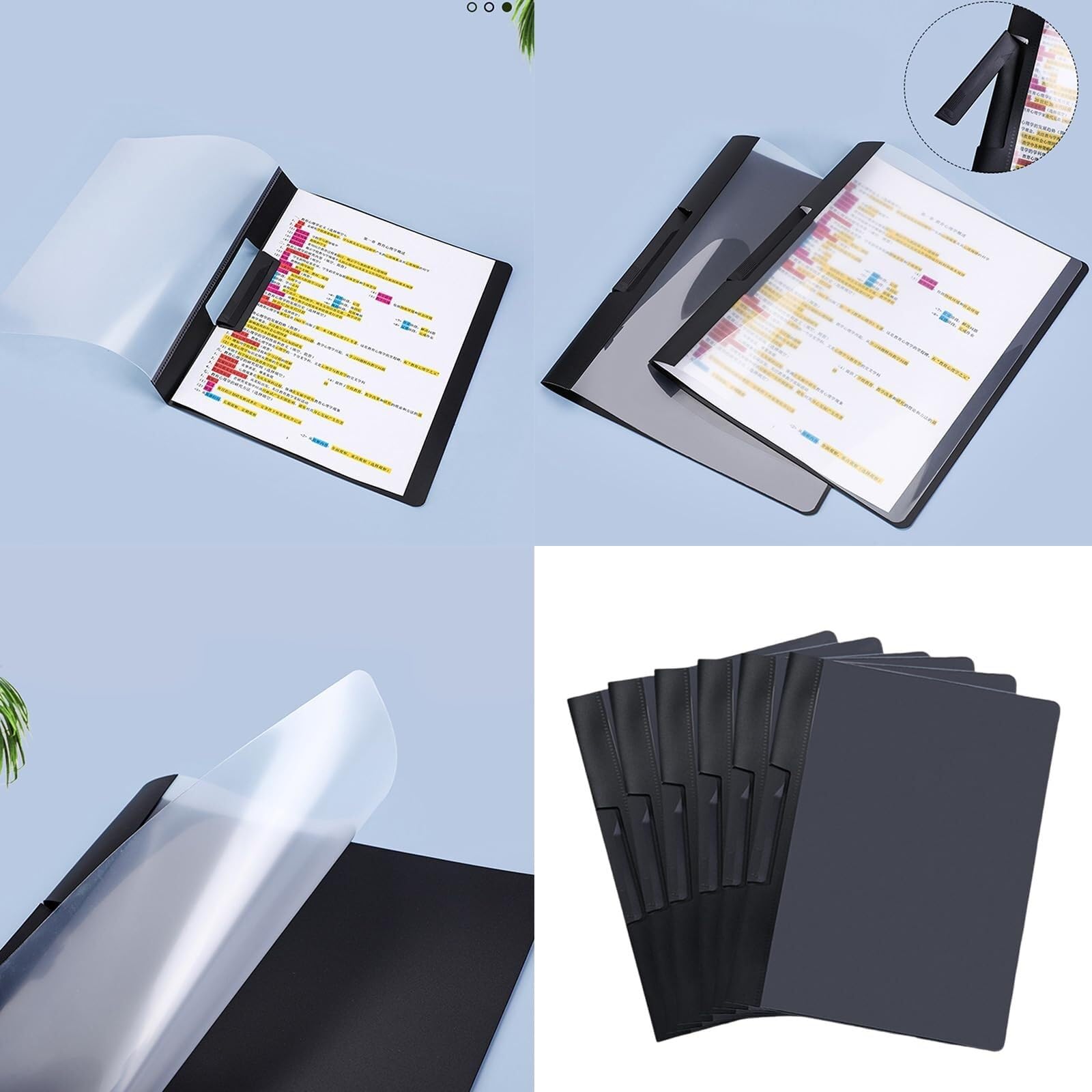 6 Stück Papierhüllen for Testpapier, Organizer for Dokumente ordner