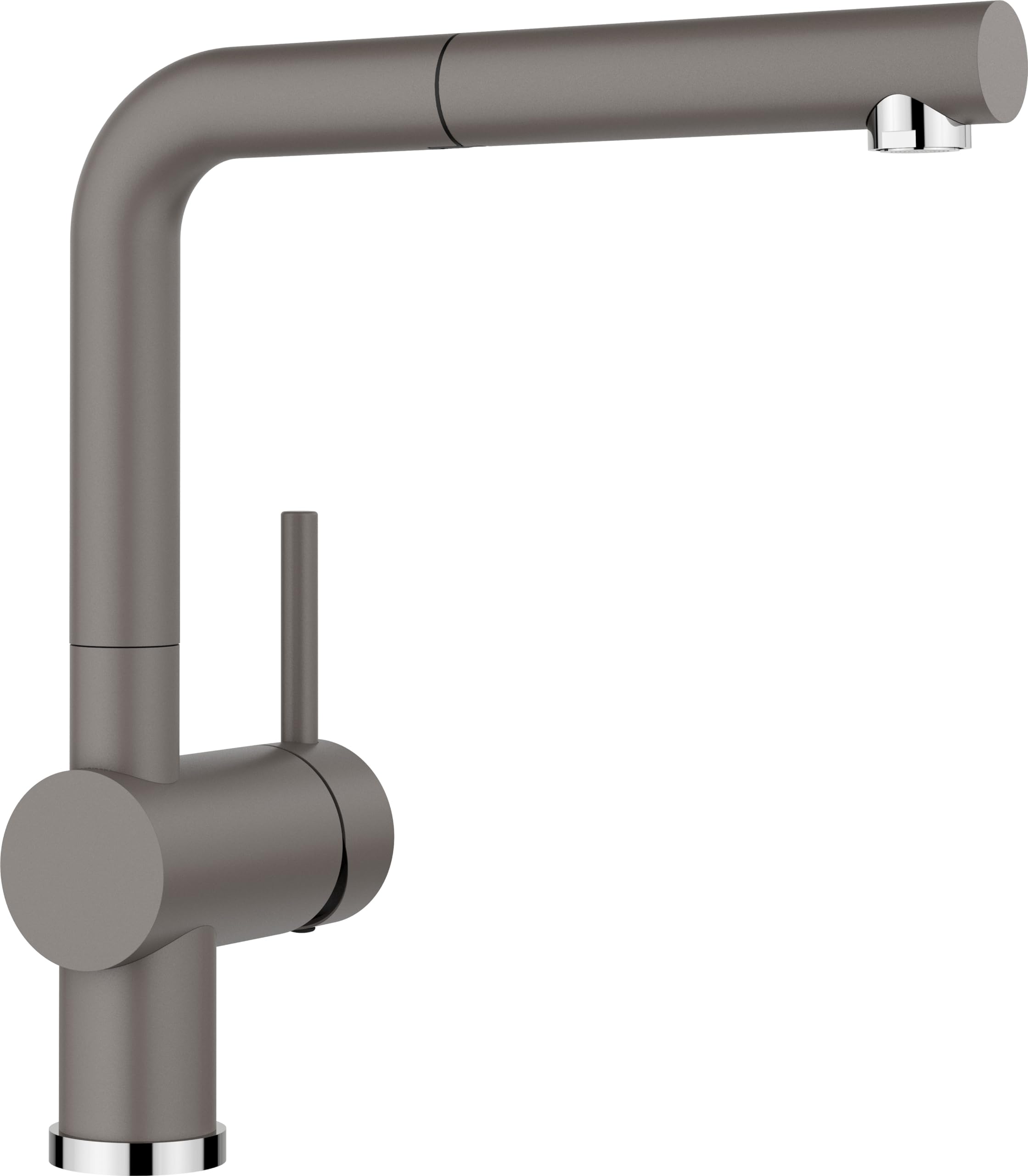 Manguera extraíble para fregadero en el grifo gris volcánico BLANCO LINUS-S de alta presión