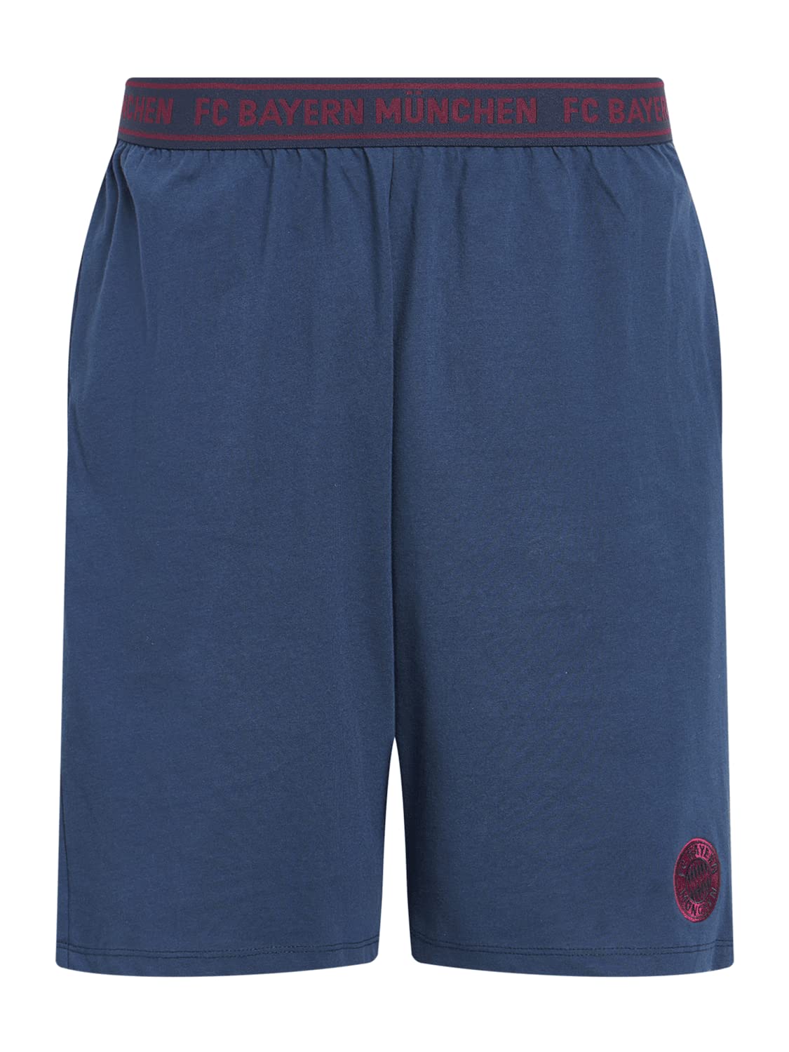 FC Bayern München Herren Shorty Navy | kurzer Schlafanzug | FCB | Größe S