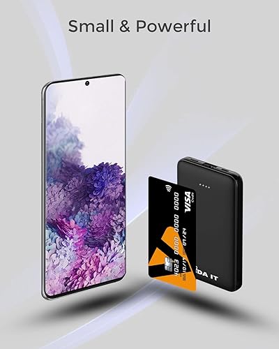 Miniatura 2 de Vida IT Cargador portátil compacto para Samsung Galaxy S22 S21 S10 S7 Edge Motorola LG Google Pixel Android teléfono celular USB-C batería externa