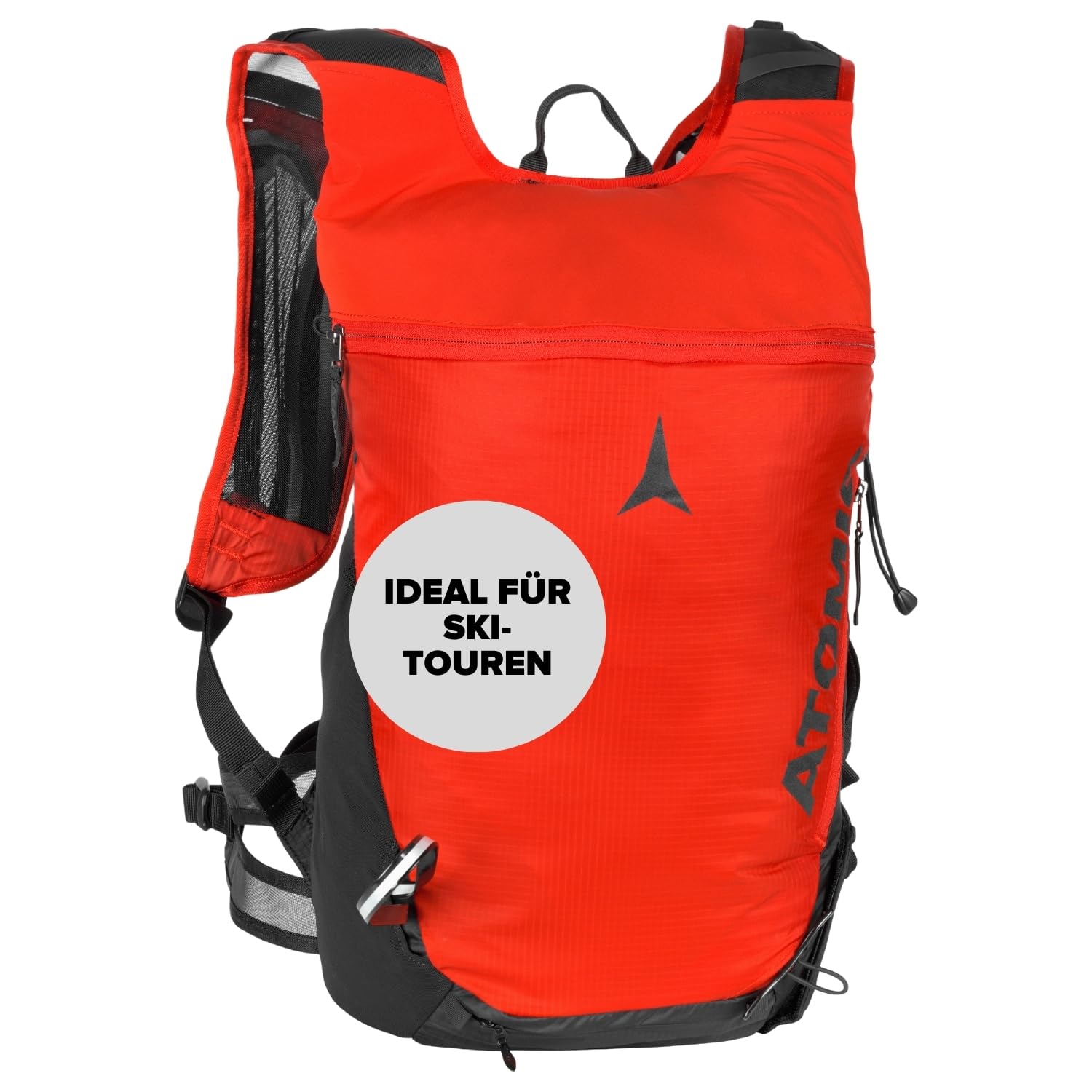 Atomic Backland UL 16+ - 16-20L Skitourenrucksack - Fächer für Lawinenausrüstung, Felle & Steigeisen - Schnellbefestigung für Ski - Ideal für schnelle Touren