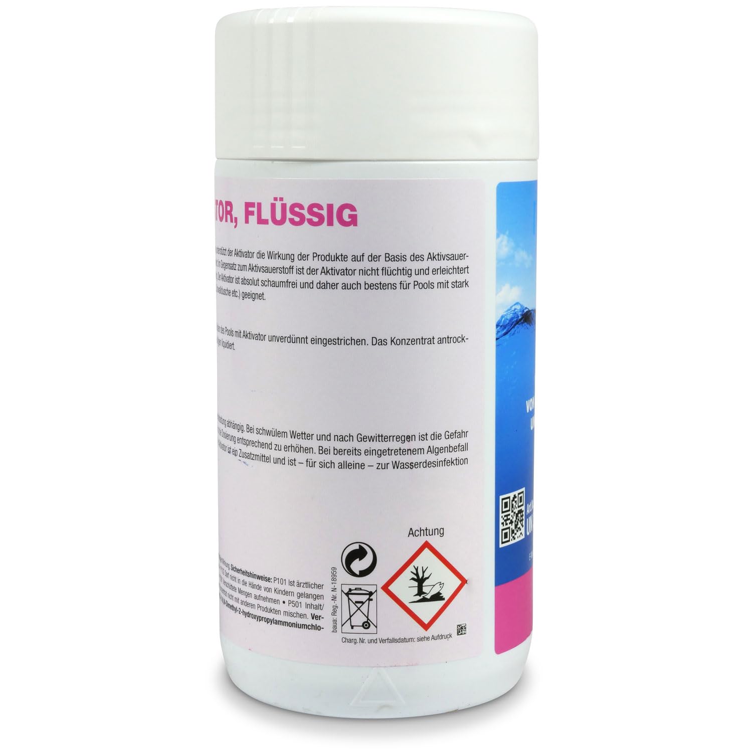 myPOOL Aktivsauerstoff Set - Granulat und Sauerstoff Aktivator - Chlorfreie Methode zur Desinfektion des Poolwassers - Für Schwimmbecken und SPA (2 kg)
