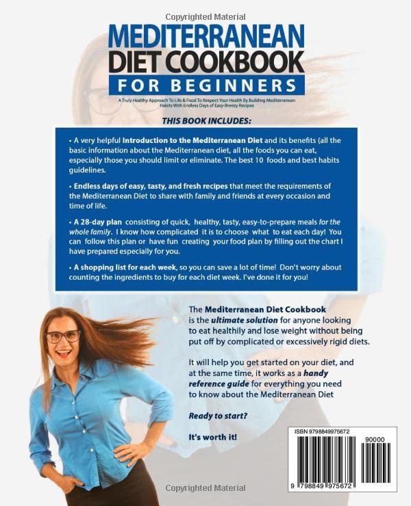 Miniatura 2 de The Mediterranean Diet Cookbook For Beginners A Truly Healthy Approach To Life & Food To Respect Your Health By Building Mediterranean Habits With