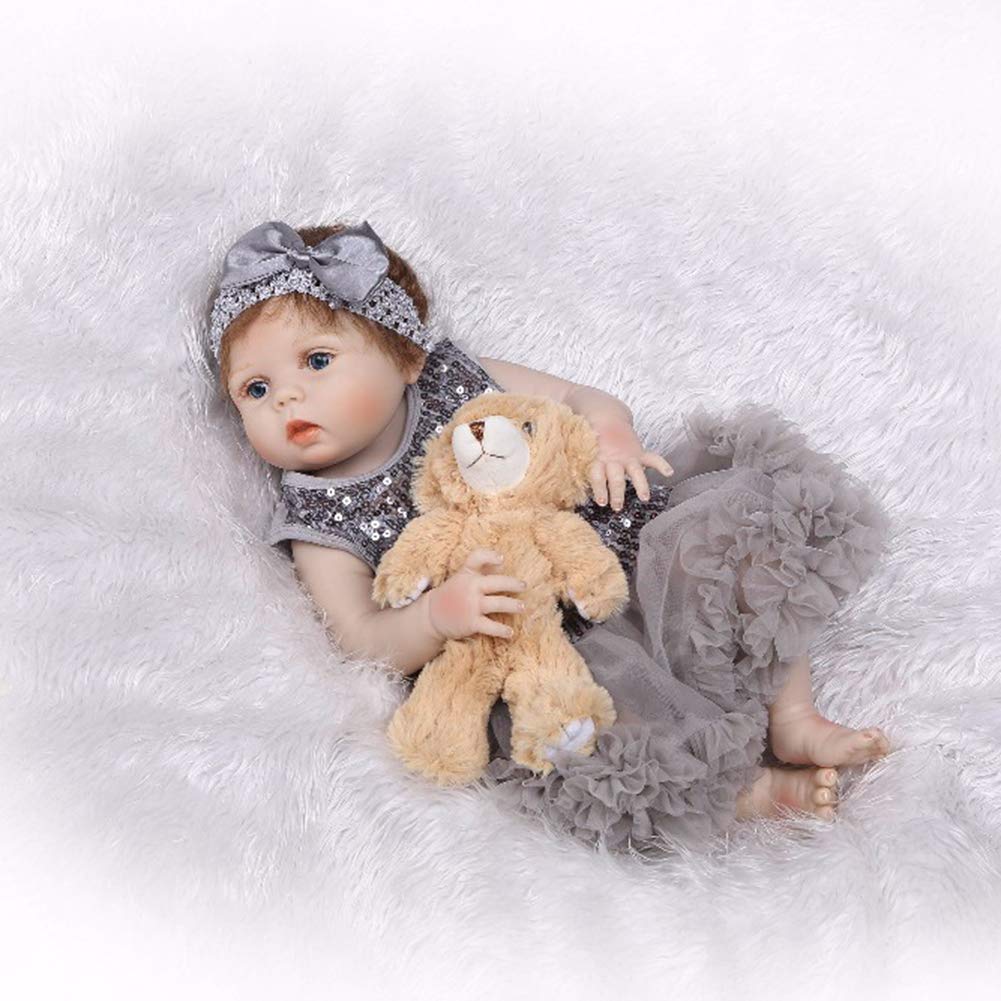 Reborn Baby Dolls, Full Plastic Can Enter The Water Simulation Baby  Clothing Model Play House Toy Girl Birthday 57 Cm