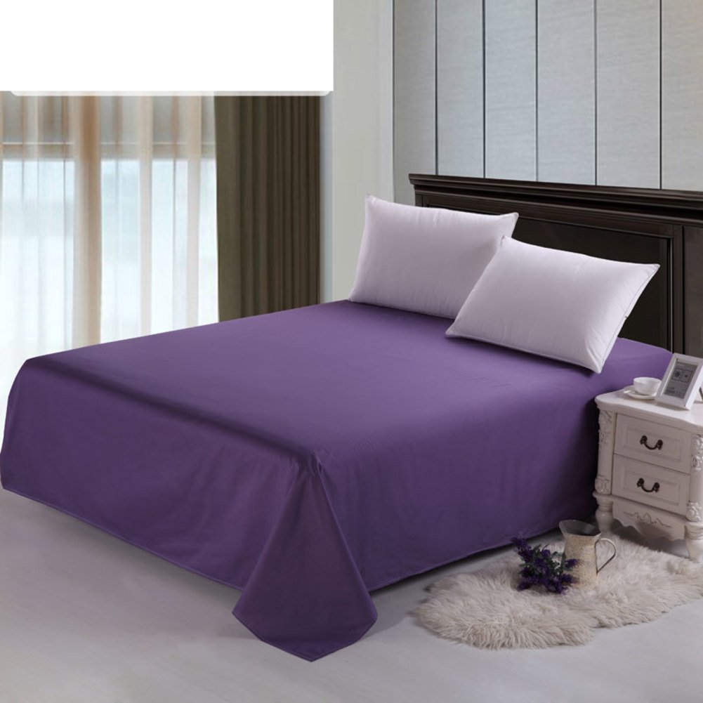 Drap plat pur coton 245x270cm fini les draps trop courts