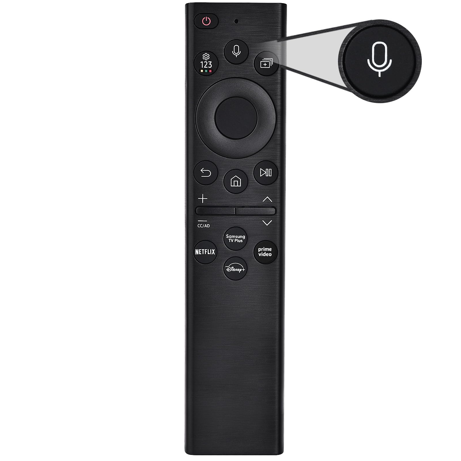 Voice Remote for Samsung Smart TV,Replacement Control for Frame TV,for All 2019 to 2025 Samsung Crystal/UHD/QLED/NEO QLED/ 4K 8K Smart TVs,No Solarcell,BN59-01385A,2 Year Warranty
