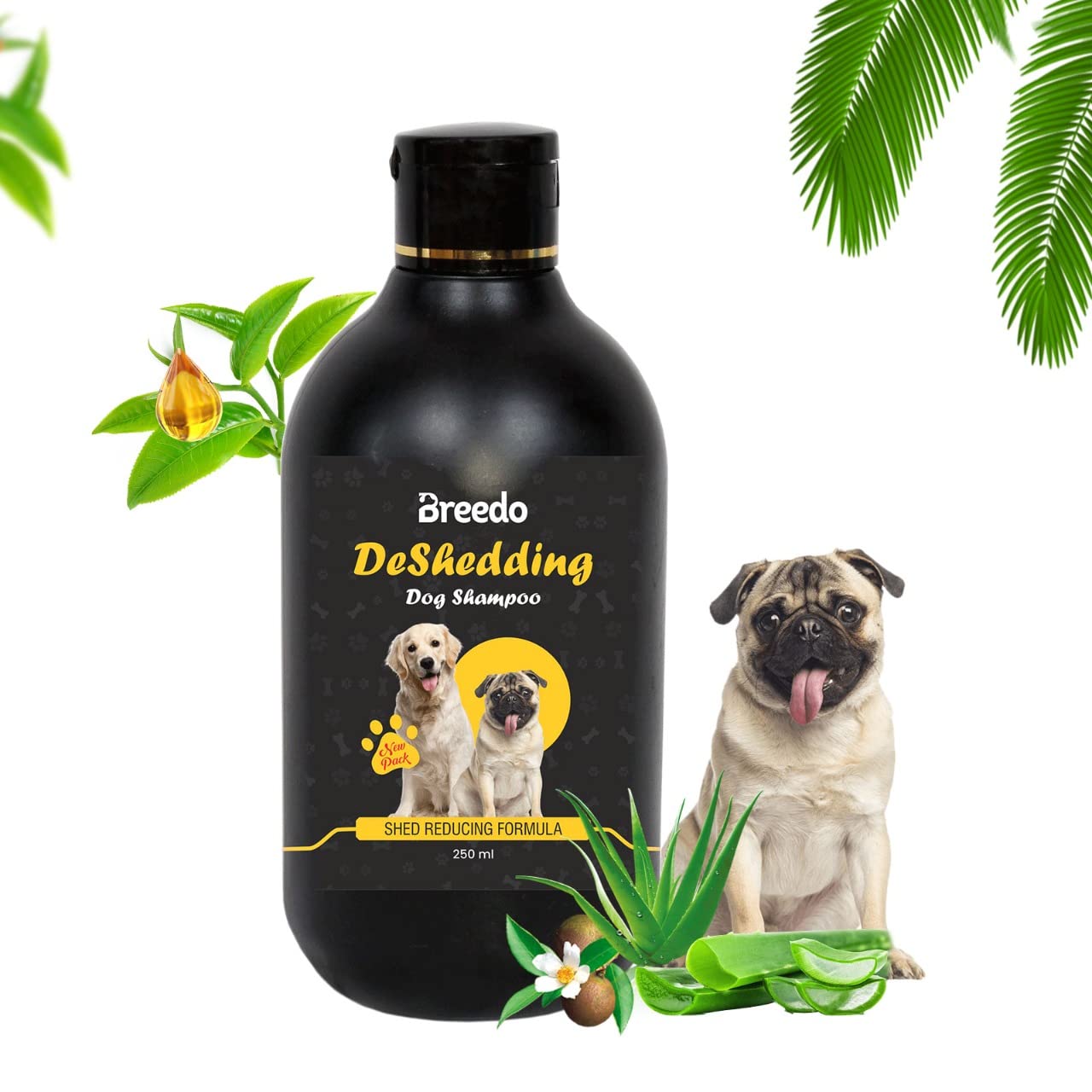 Breedo Deshedding Dog Shampoo | Ditch to Itch & Dog Anti Dandruff Shampoo - (250ml) | Dog Shampoo for Pomeranian,Labrador and Golden Retriever| Dogs Shampoo| Pet Shampoo for Dogs| Shampoo for Dogs (B0BYXG7CLT) Amazon Price History, Amazon Price Tracker