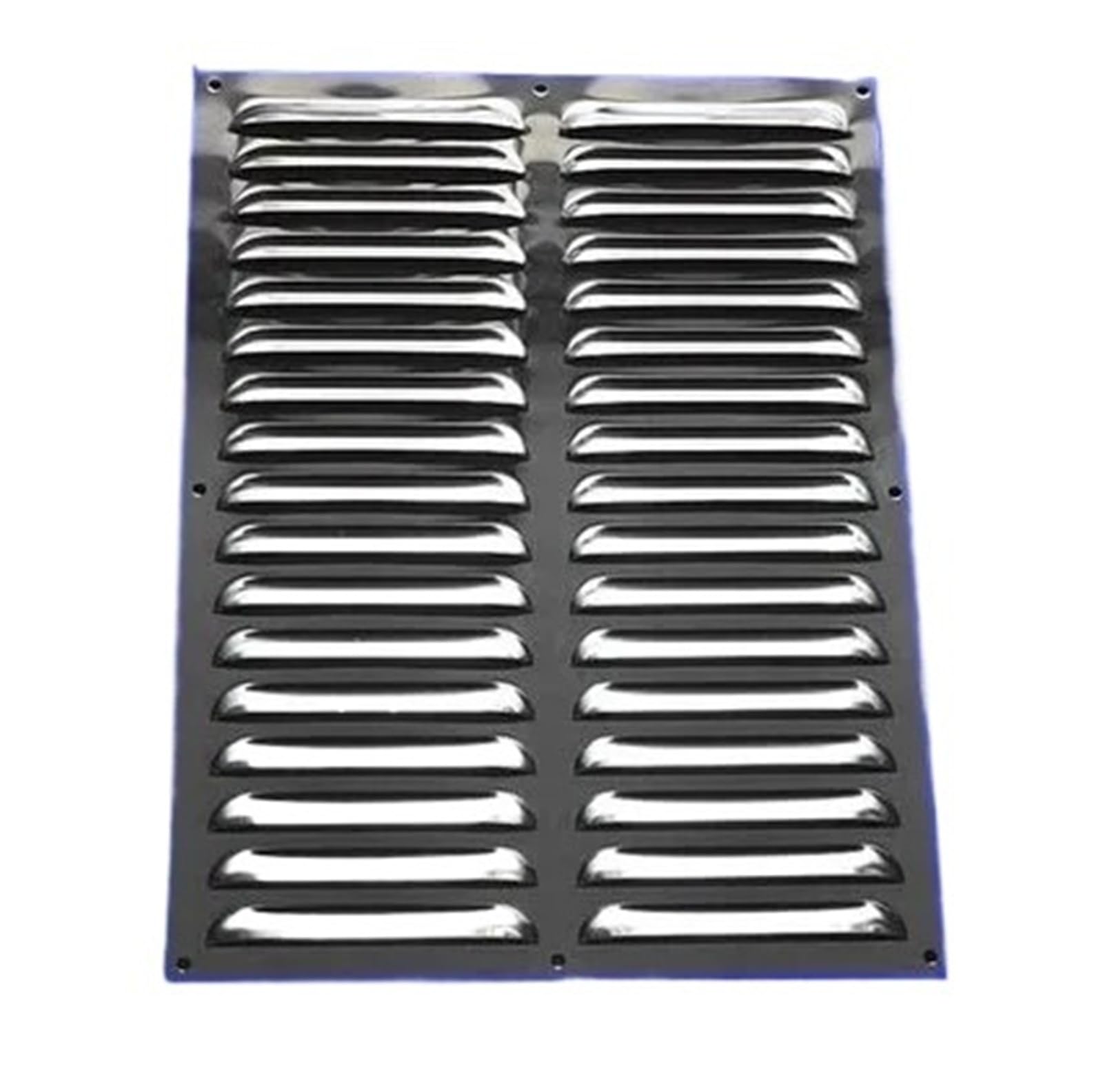 Ventilation Grilles Aluminum Air Vent Ventilator Grille Undereave Under Eave Louvers Stainless Steel Copper Rain(W300H400mm AL)
