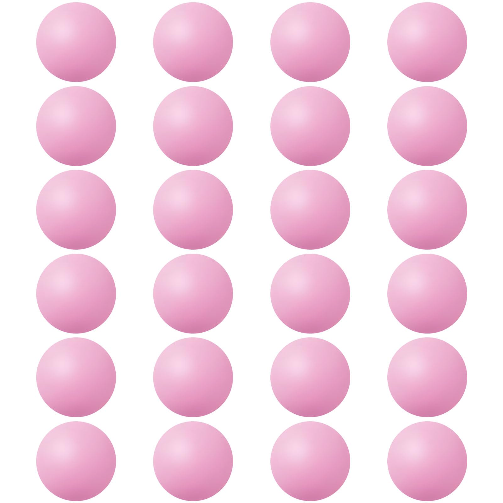 Photo 1 of Soulchen 40mm Glow in The Dark Table Tennis Balls Bulk, Carnival Game Night, Neon Birthday Party Favor, Classroom Rewards, Goodie Bag Filler, Pet Playmate(12 Pcs,Pastel Pink,Solid)