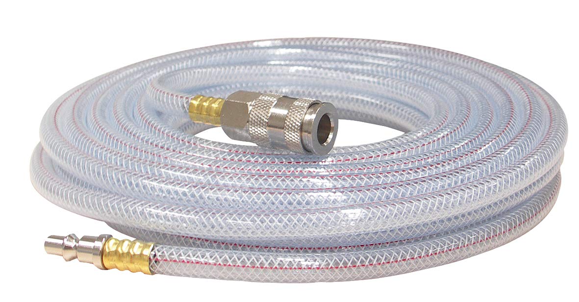 Stanley DST 100/8/6 Compresseur silencieux 59 dB, B2BE104STN703, Giallo Stanley & FERM Tuyau à air 10m - avec connexion rapide - pour compresseur