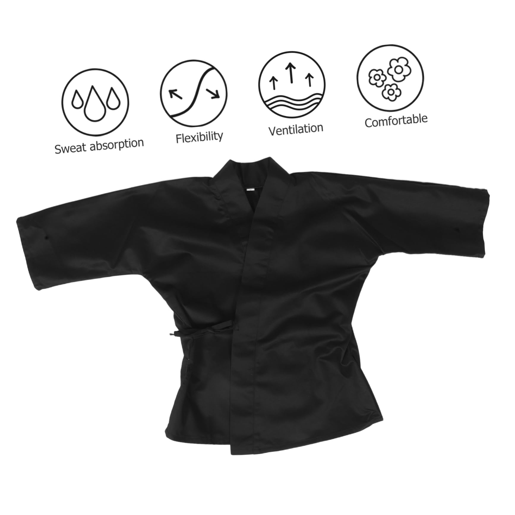 COLLBATH Chaqueta Kimono Unisex para Chef Ropa de Japonesa Transpirable para Sushi y Comida Japonesa Diseño Cultural