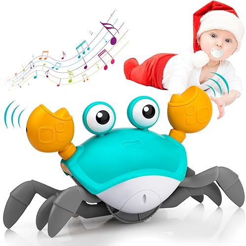 Miniatura 1 de Sqie Crawling Crab Baby Toys Infant - Tumble Time Toy Gift Baby Boys and Girls 0-6 6-12 Learning to Crawl 9-12 12-18 Toddlers 36 Months Old Music