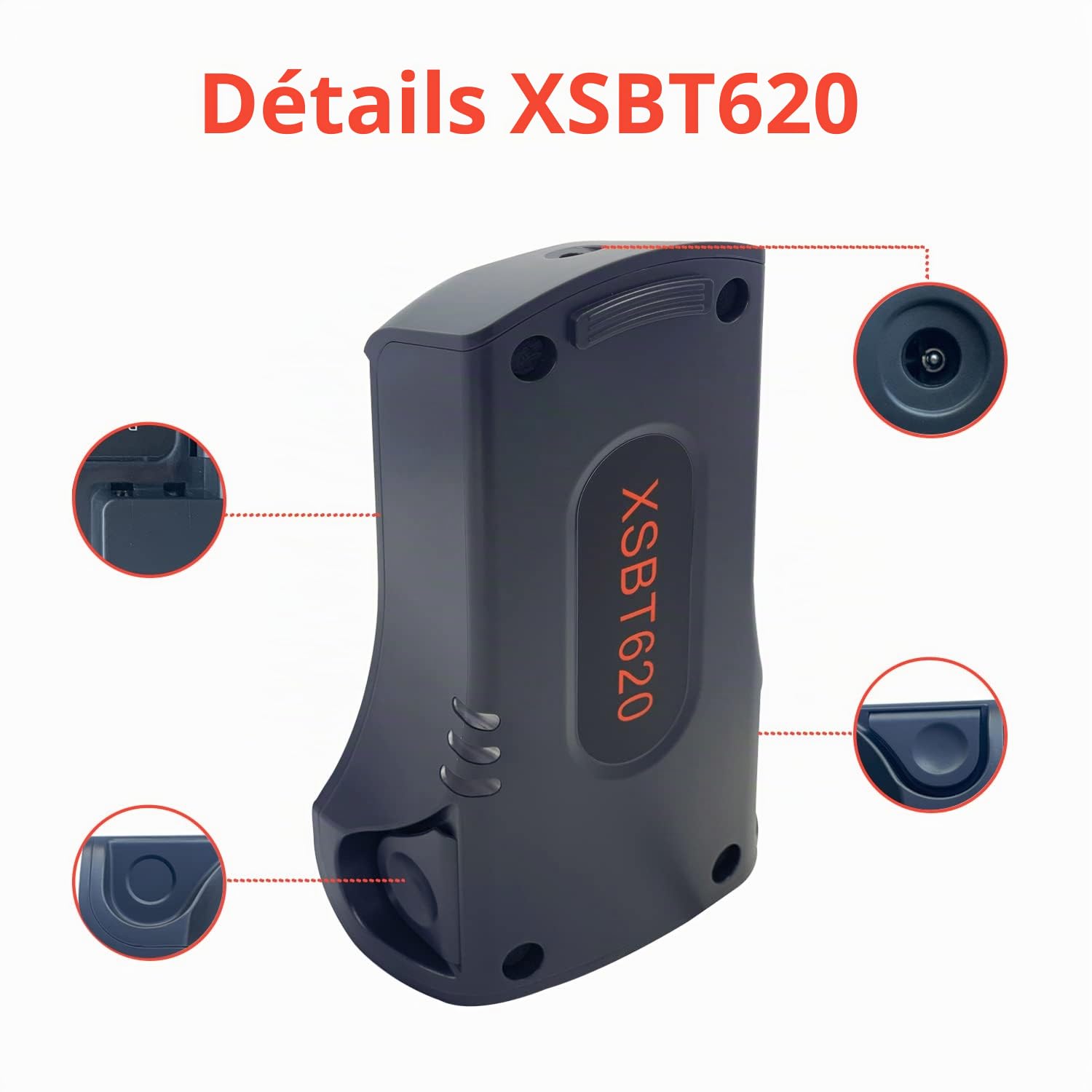 SLODA XSBT620 Batterie de Remplacement pour Shark Aspirateur, 3500mAh pour Shark Les Aspirateurs sans Fil IZ162H IZ163H IZ362H IZ363H