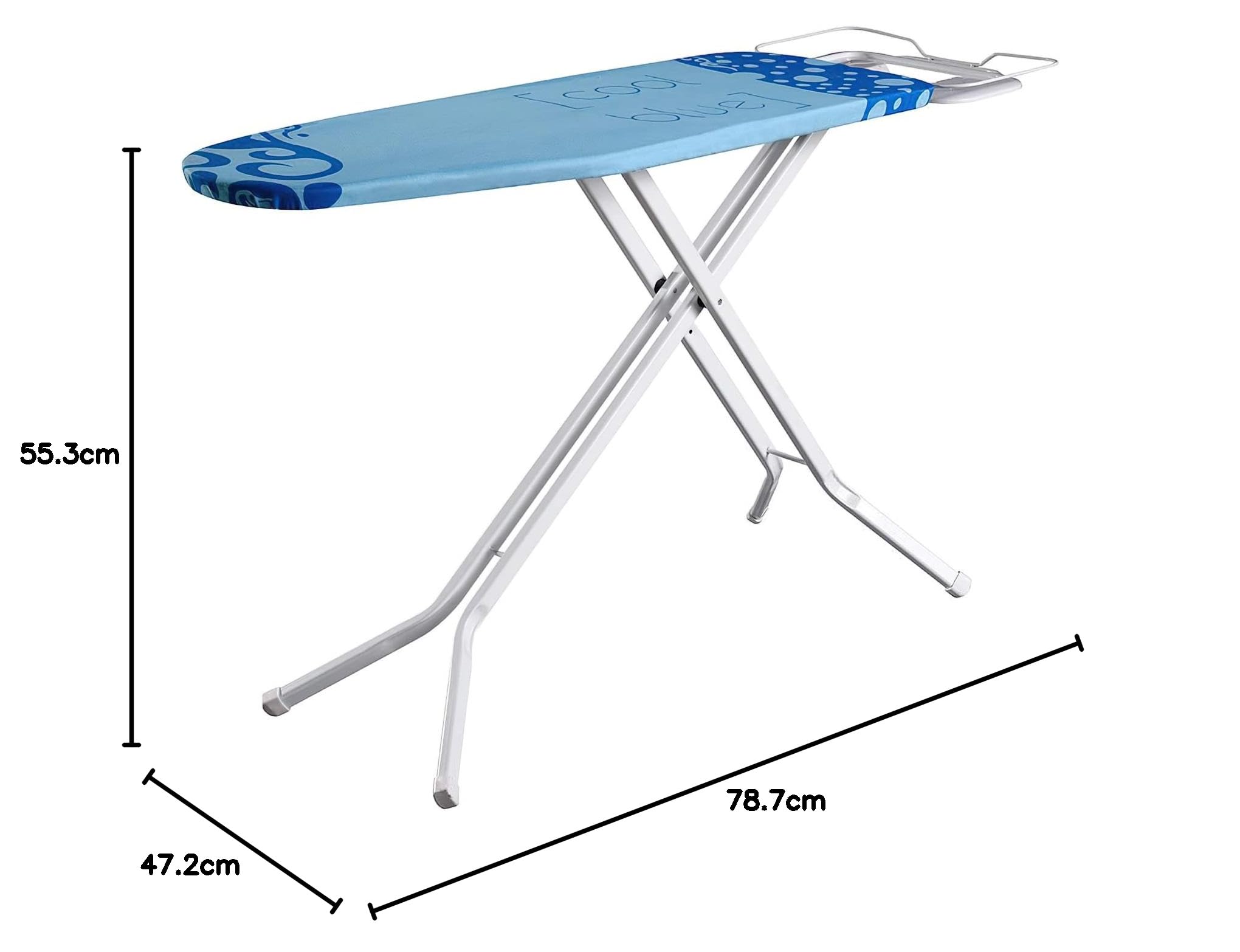 Oryx 5160172 - Asse da stiro a sollevamento automatico, 120 x 38 cm, disponibile in diversi modelli e colori (invio casuale)