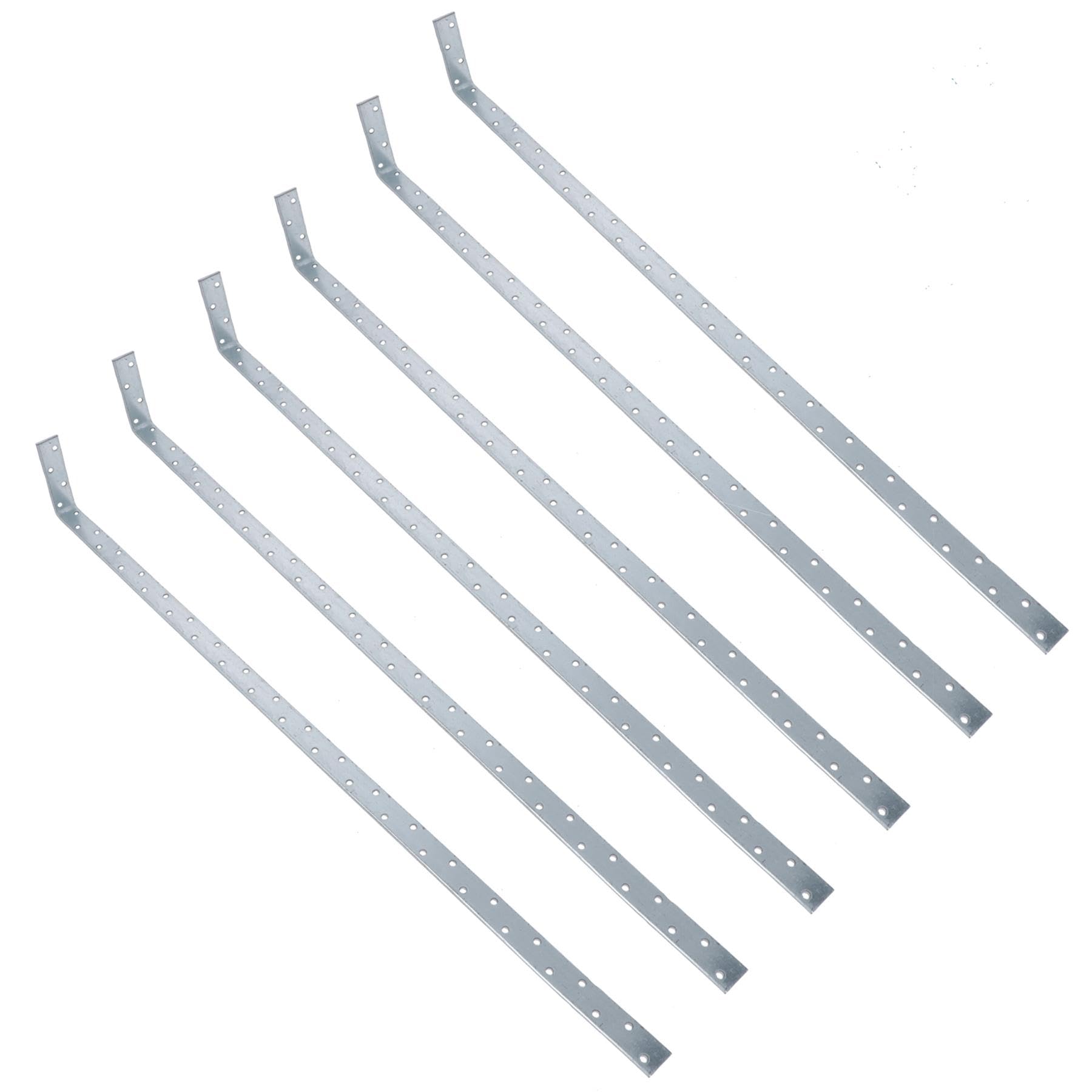 Horizontal H/Duty Restraint Strap 1000mm Length 100mm Bend Galvanised 5PK